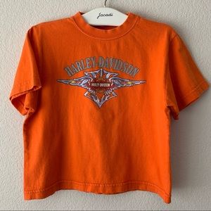 Harley Davidson graphic baby tee